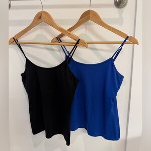 White House Black Market - 2 Camis with Shelf Bra.